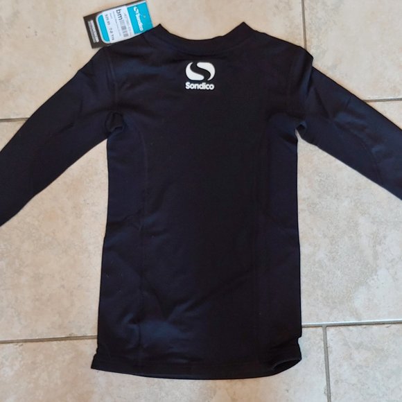 NWT SONDICO Boys' Core Long-Sleeve Base Layer Shirt, Black, Size US 8 - Picture 7 of 12